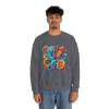 Psychedelic Tentacle Citrus Crewneck Sweatshirt